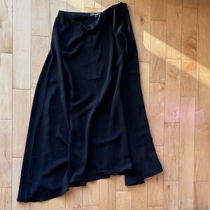 Madewell Long Black Skirt